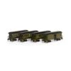Athearn N 34' Old Time Overton Passenger Coach Set, NYC (4) -Model Trains ATH12409 A0 08A7FCYG