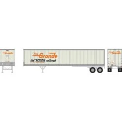 Athearn HO RTR 45' Fruehauf Z-Van Trailer, D&RGW #230081