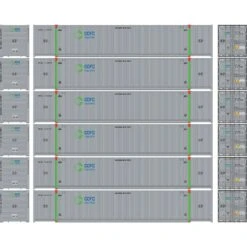 Athearn N 53' CIMC Container, COFC Logistics #1 (6)