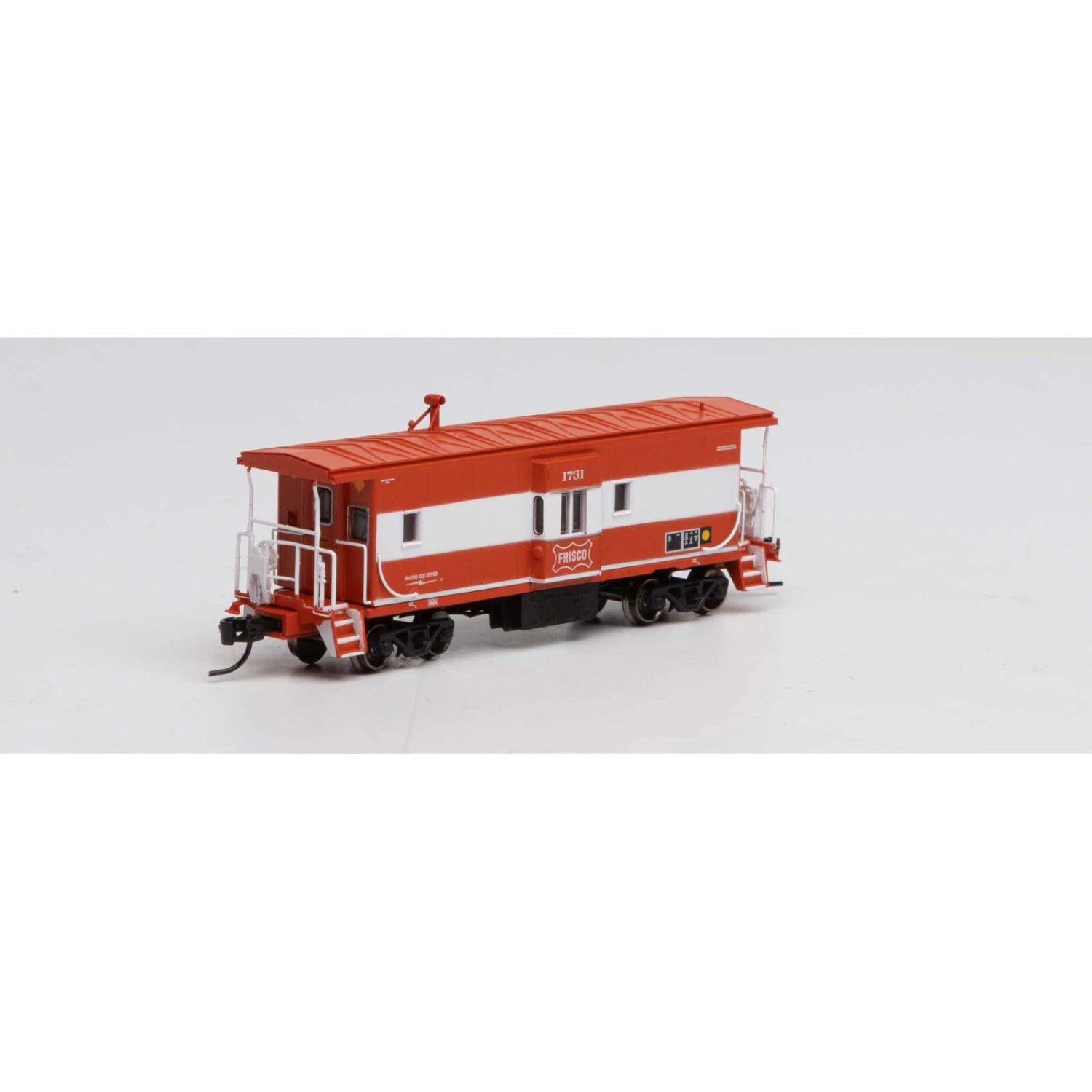 Athearn N Bay Window Caboose, Frisco #1731 3 Athearn N Bay Window Caboose, Frisco #1731