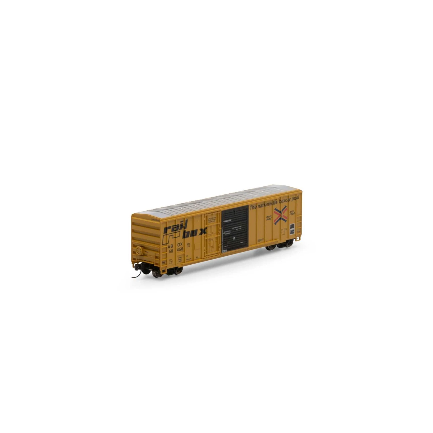 Athearn N 50' FMC Combo Door Box, ABOX, Early #50456 3 Athearn N 50' FMC Combo Door Box, ABOX, Early #50456
