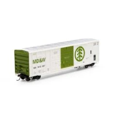Athearn HO RTR 50' FMC Combo Door Box, MD&W #10007