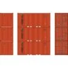 Athearn HO 20' Corrugated Container, HDMU (3) 2 Athearn HO 20' Corrugated Container, HDMU (3) -Model Trains ATH28073 A0 ASZVD53P