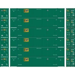 Athearn HO 53' CIMC Container, EMP EMHU #2 (6)