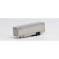 Athearn N 40' Drop Sill Parcel Trailer, UPS/RedStrip #87612