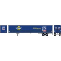 HO RTR 53' Wabash Plate Trailer, Athearn 75th Ann.