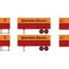 Athearn HO 25' Trailers, SP #322, #350 (2) -Model Trains ATH7958 A0 Q6OOWELJ