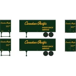 Athearn HO 25' Trailers, CPR #325, #376 (2)