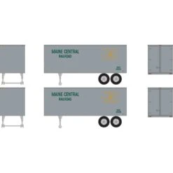 Athearn HO 25' Trailers, RACZ #206822, #206835 (2)