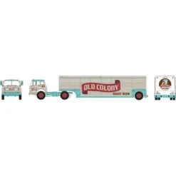 Athearn HO Ford C With Beverage Trailer, Old Colony