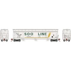 Athearn HO ACF 4600 3-Bay Center Flow Hopper, SOO #74057