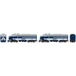 Athearn HO F7A / F7A Locomotive Set With DCC & Sound, WAB #1169-A, #1189