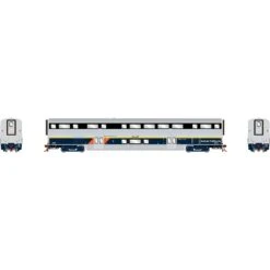 Athearn HO M-K California Dining Car With Lights, CDTX #8806