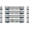 Athearn HO M-K California Cars With Lights & Sound, CDTX (4) -Model Trains ATHG24458 A0 FPK5I842