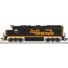 N GP 40 Loco Rio Grande 3136, Black/Orange -Model Trains ATL40005292 A0 MO7E3X7W