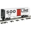 O Williams 40' Box, SOO -Model Trains BAC47025 A0 3ISOEIJ0