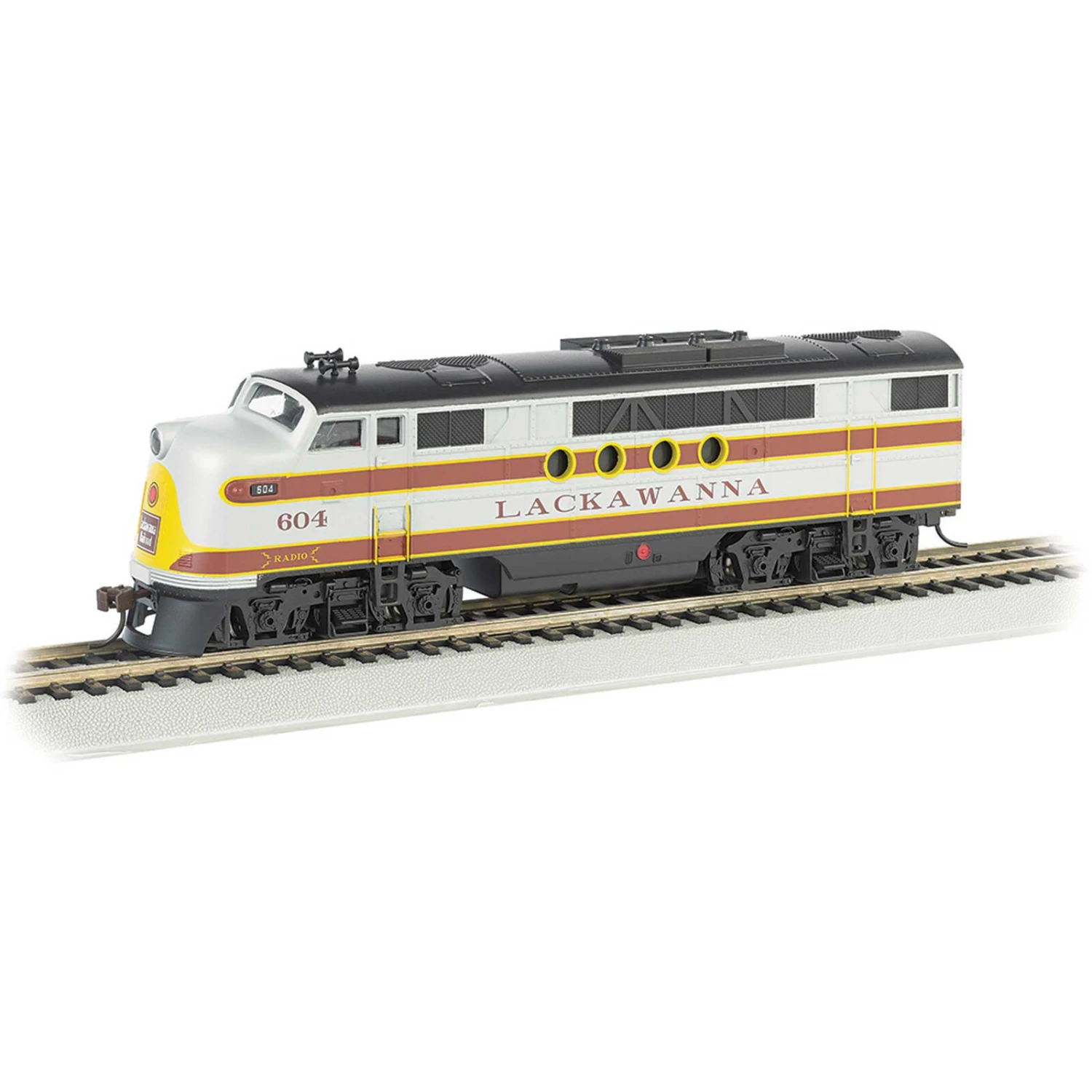 HO EMD FT-A Locomotive With DCC & Sound, Lackawanna 3 HO EMD FT-A Locomotive With DCC & Sound, Lackawanna