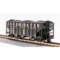 N 3-Bay Hopper, Consolidated Power & Light (2-pack A) 11 N 3-Bay Hopper, Consolidated Power & Light (2-pack A) -Model Trains BLI7160 A4 9SJDTC0Z