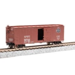 N 40' Steel Boxcar, Set A, NYC, MC, P&E, B&A (4) -Model Trains BLI7270 A12 1E3VGAE3