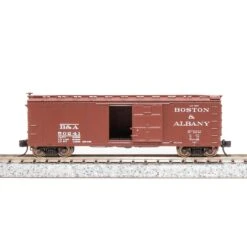N 40' Steel Boxcar, Set A, NYC, MC, P&E, B&A (4) -Model Trains BLI7270 A17 1E3VGAE3