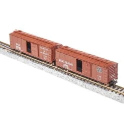 N 40' Steel Boxcar, Set A, NYC, MC, P&E, B&A (4) -Model Trains BLI7270 A23 1E3VGAE3