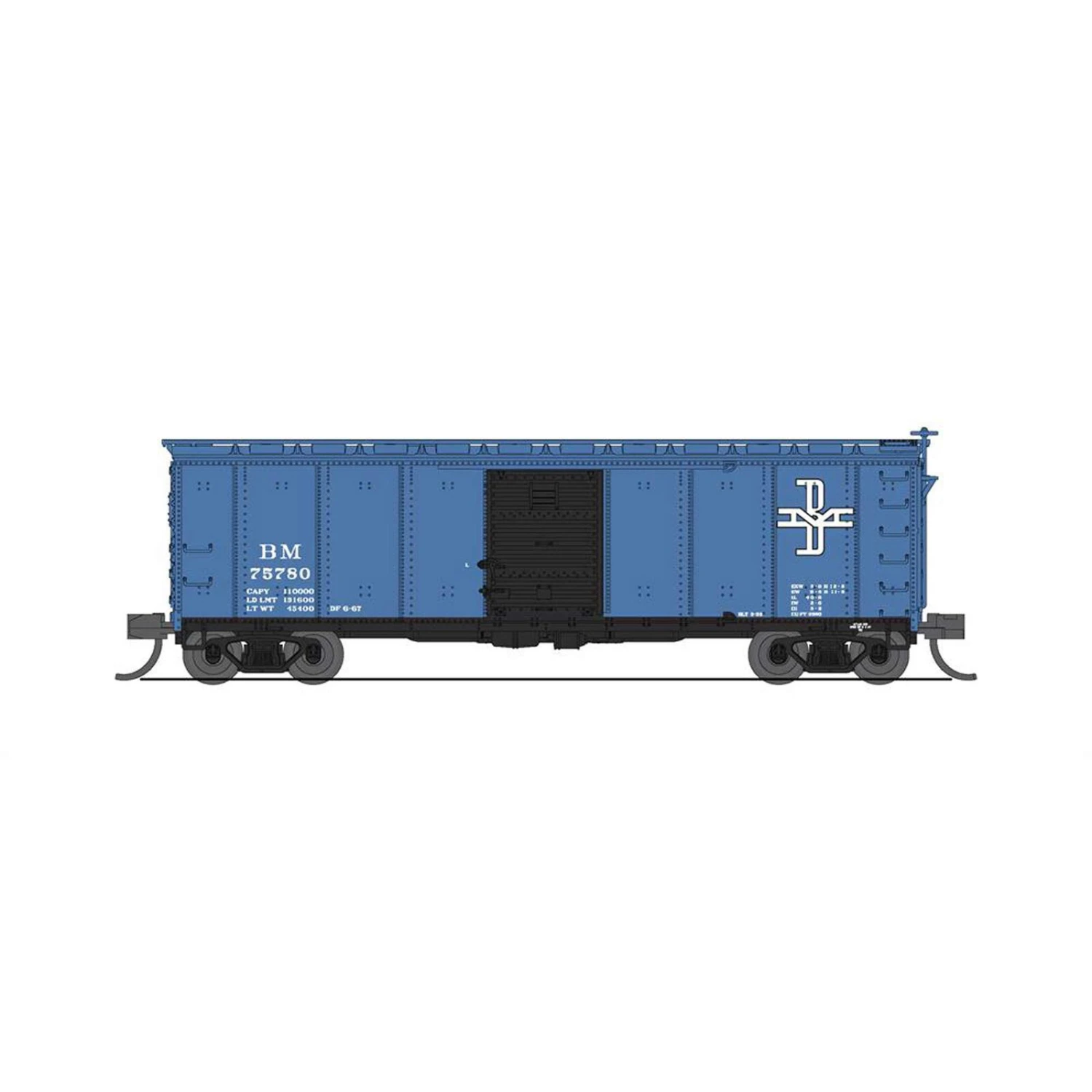N USRA 40' Steel Boxcar, B&M (2) 11 N USRA 40' Steel Boxcar, B&M (2) - Image 9