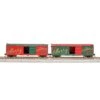 N USRA 40' Steel Boxcar, Christmas Edition (2) -Model Trains BLI7285 A0 XRCWOEF3