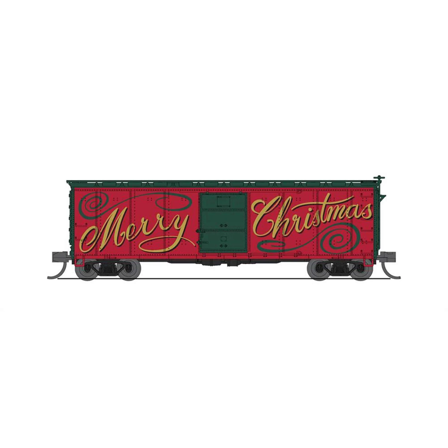N USRA 40' Steel Boxcar, Christmas Edition (2) 11 N USRA 40' Steel Boxcar, Christmas Edition (2) - Image 9