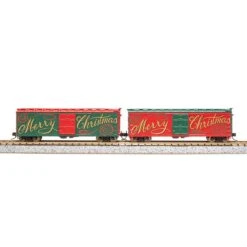 N USRA 40' Steel Boxcar, Christmas Edition (2) 12 N USRA 40' Steel Boxcar, Christmas Edition (2) -Model Trains BLI7285 A2 XRCWOEF3