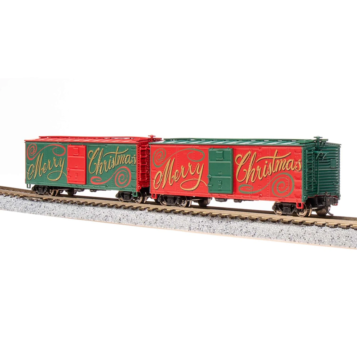 N USRA 40' Steel Boxcar, Christmas Edition (2) 8 N USRA 40' Steel Boxcar, Christmas Edition (2) - Image 6