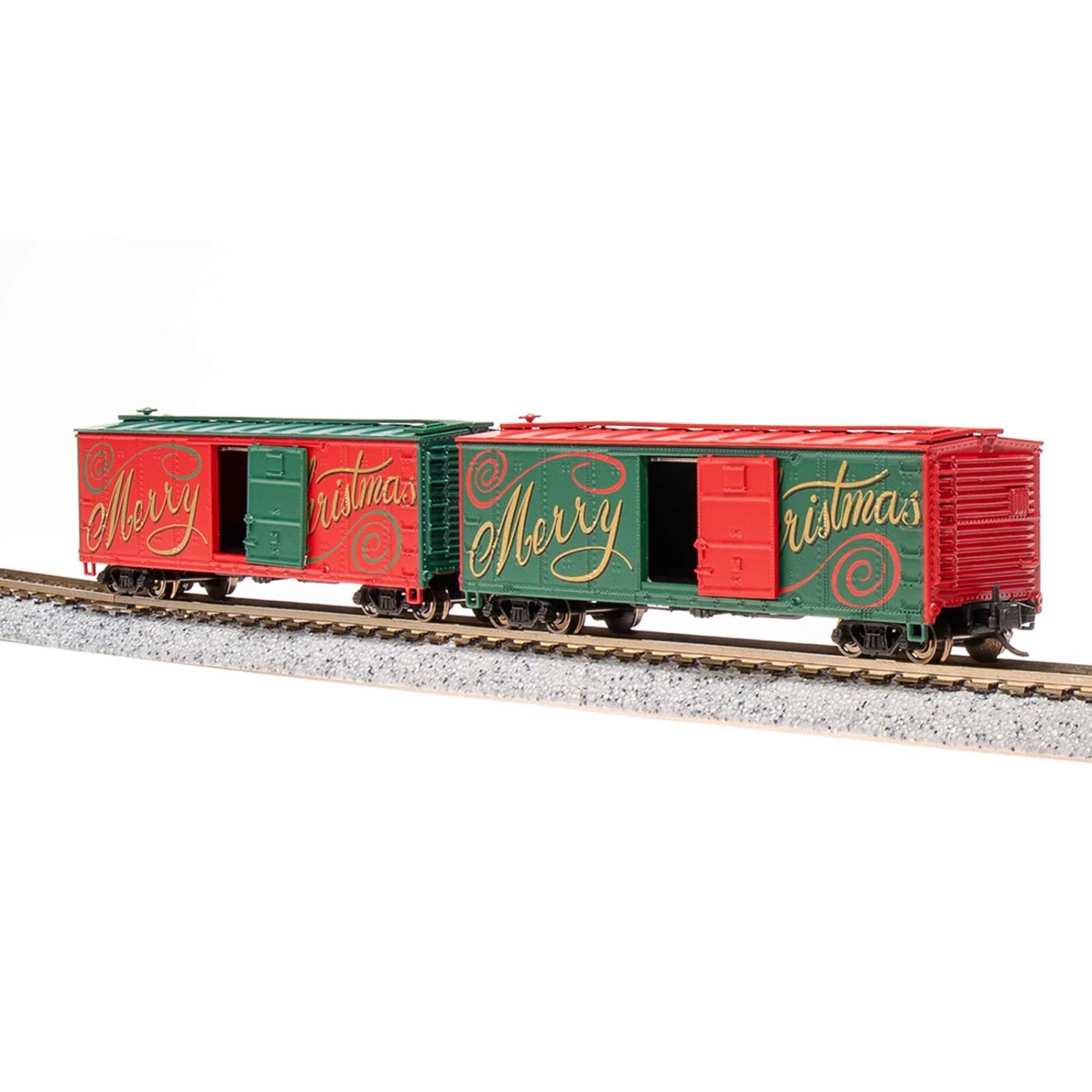 N USRA 40' Steel Boxcar, Christmas Edition (2) 9 N USRA 40' Steel Boxcar, Christmas Edition (2) - Image 7