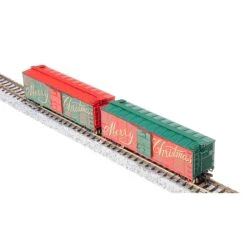 N USRA 40' Steel Boxcar, Christmas Edition (2) 18 N USRA 40' Steel Boxcar, Christmas Edition (2) -Model Trains BLI7285 A7 XRCWOEF3