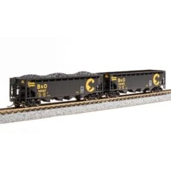N ARA 70T Quad Hopper, Chessie Systems B&O, B (4) -Model Trains BLI7423 A4 B2PIOFXY