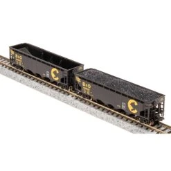N ARA 70T Quad Hopper, Chessie Systems B&O, B (4) -Model Trains BLI7423 A6 B2PIOFXY