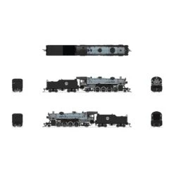 N USRA Light Mikado 2-8-0 Steam Locomotive, DMIR 1314, Paragon4 -Model Trains BLI7856 A1 98O6HSR9