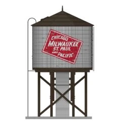 HO, Operating Water Tower With Sound, MILW Weathered