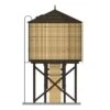 HO, Water Tower, Weathered Yellow, Unpowered -Model Trains BLI7927 A0 WA0XSCDD