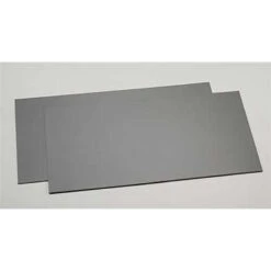 Black Styrene Sheets, .04x6x12" (2)