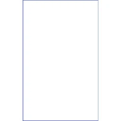 Trim Film, White 8-1/2"x11"