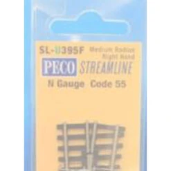 Peco N Code 55 Unifrog #6 Right-Hand Turnout