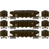 Athearn HO 40' 4-Bay Offset Hopper With Load, MP (3) -Model Trains RND88182 A0 C28SF8J1
