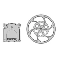 HO Equipco Brake Wheel And Housing