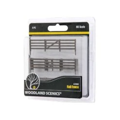 Woodland Scenics HO Rail Fence -Model Trains WOOA2982 A2 OGT5VIA7