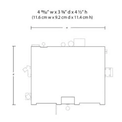 Woodland Scenics HO Scale, Records & Recruiting Building, Built & Ready -Model Trains WOOBR5067 A02 6XCAP21V