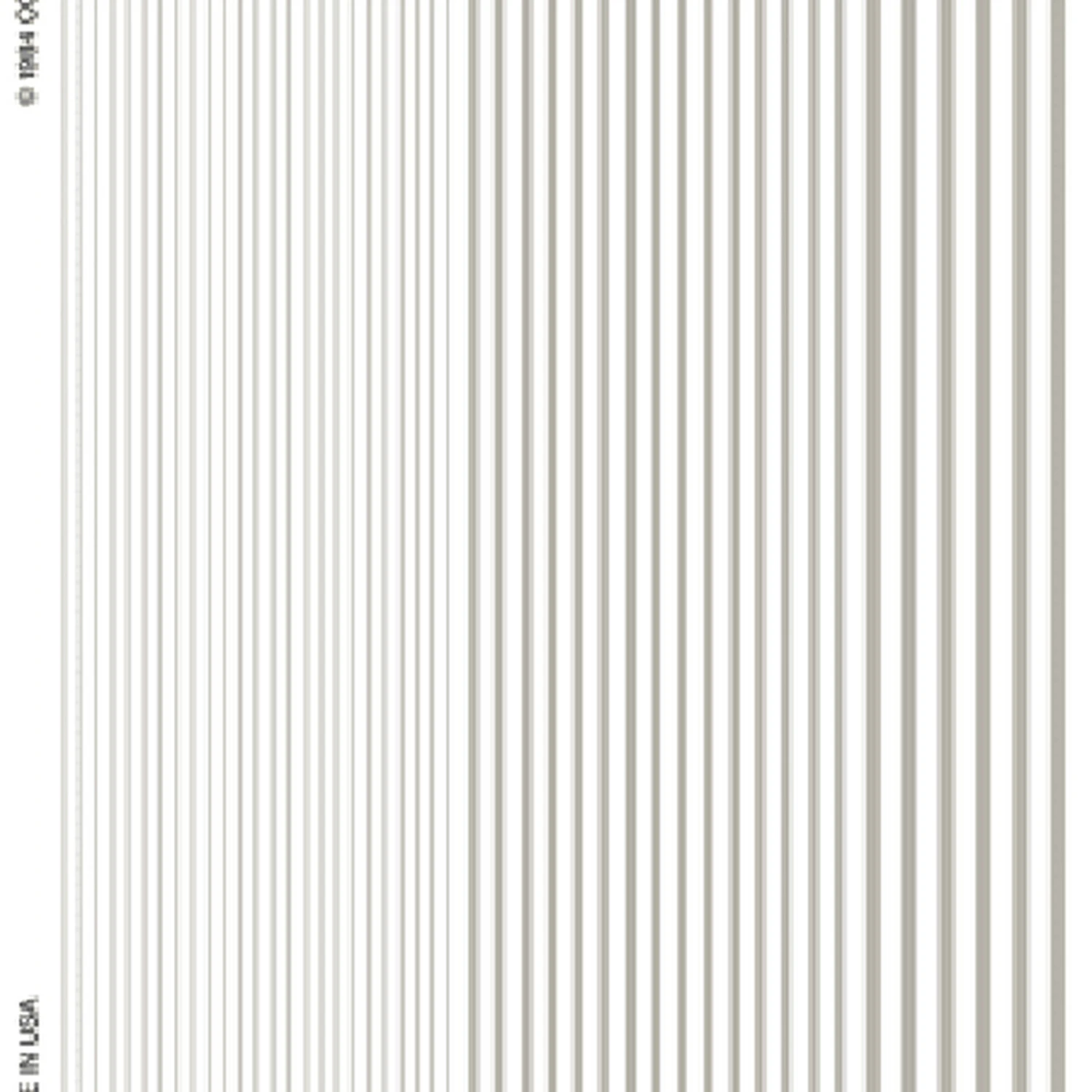 Woodland Scenics Tripes, 4"x5" White Dry Transfer Decals 3 Woodland Scenics Tripes, 4"x5" White Dry Transfer Decals