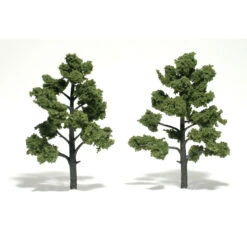 Woodland Scenics Ready-Made Tree, Light Green 5-6" (2)